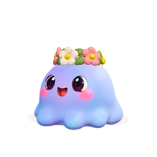 Pori wearing: Flower Crown